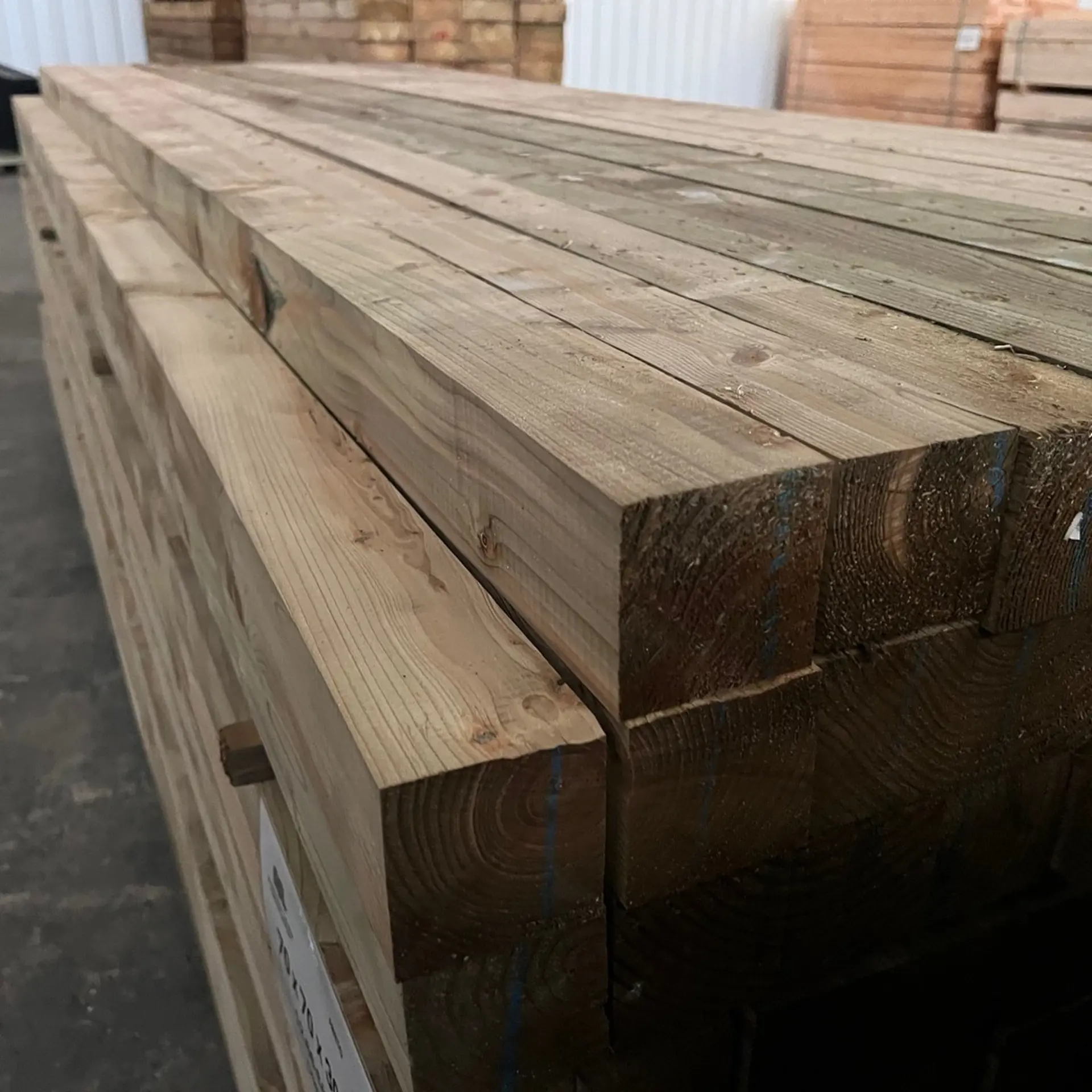 Barrotes de Abeto Aparelhado - 70 x 70 x 3000 - Tratada