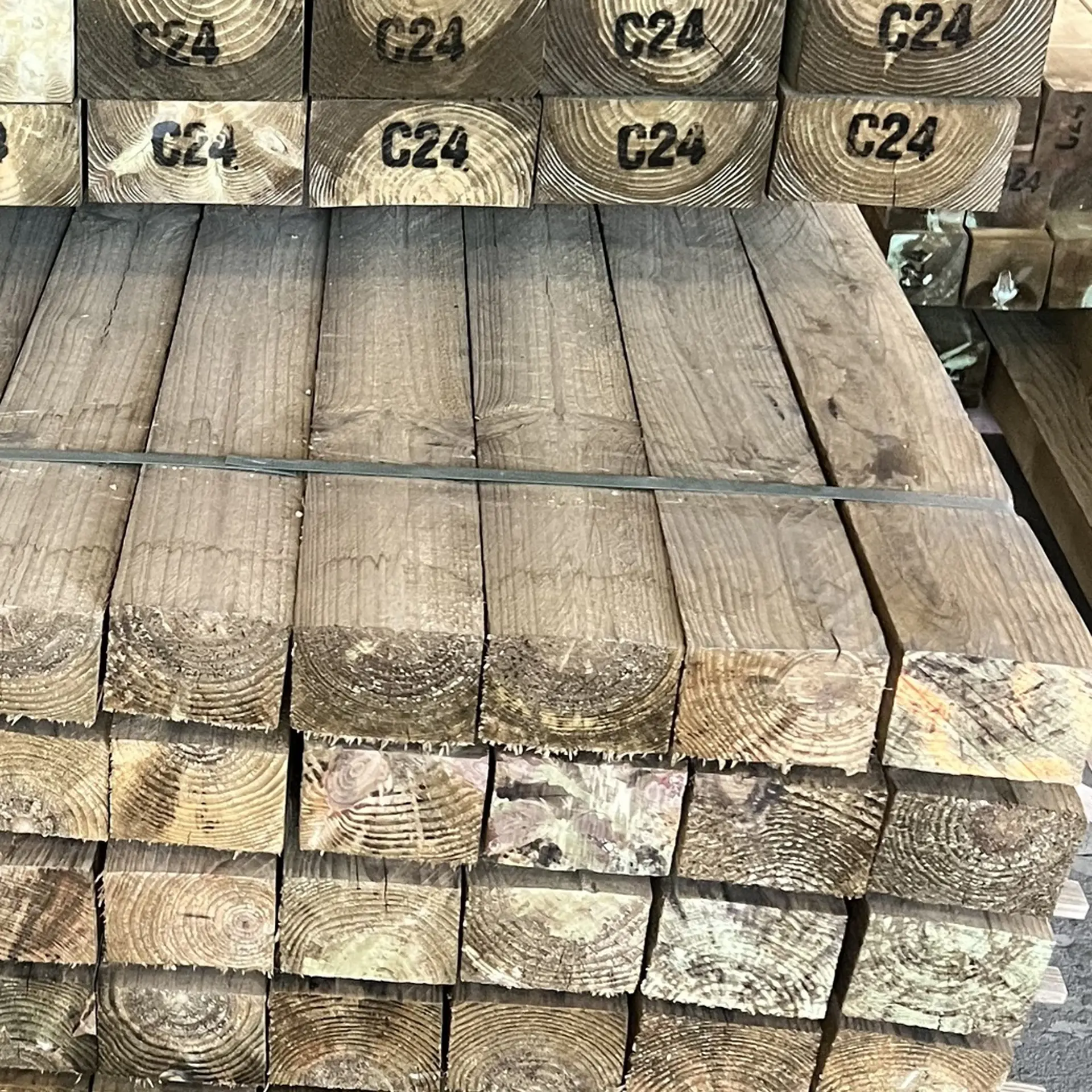 Barrotes de Pinho Tosco - 70 x 100 x 4000 (1)