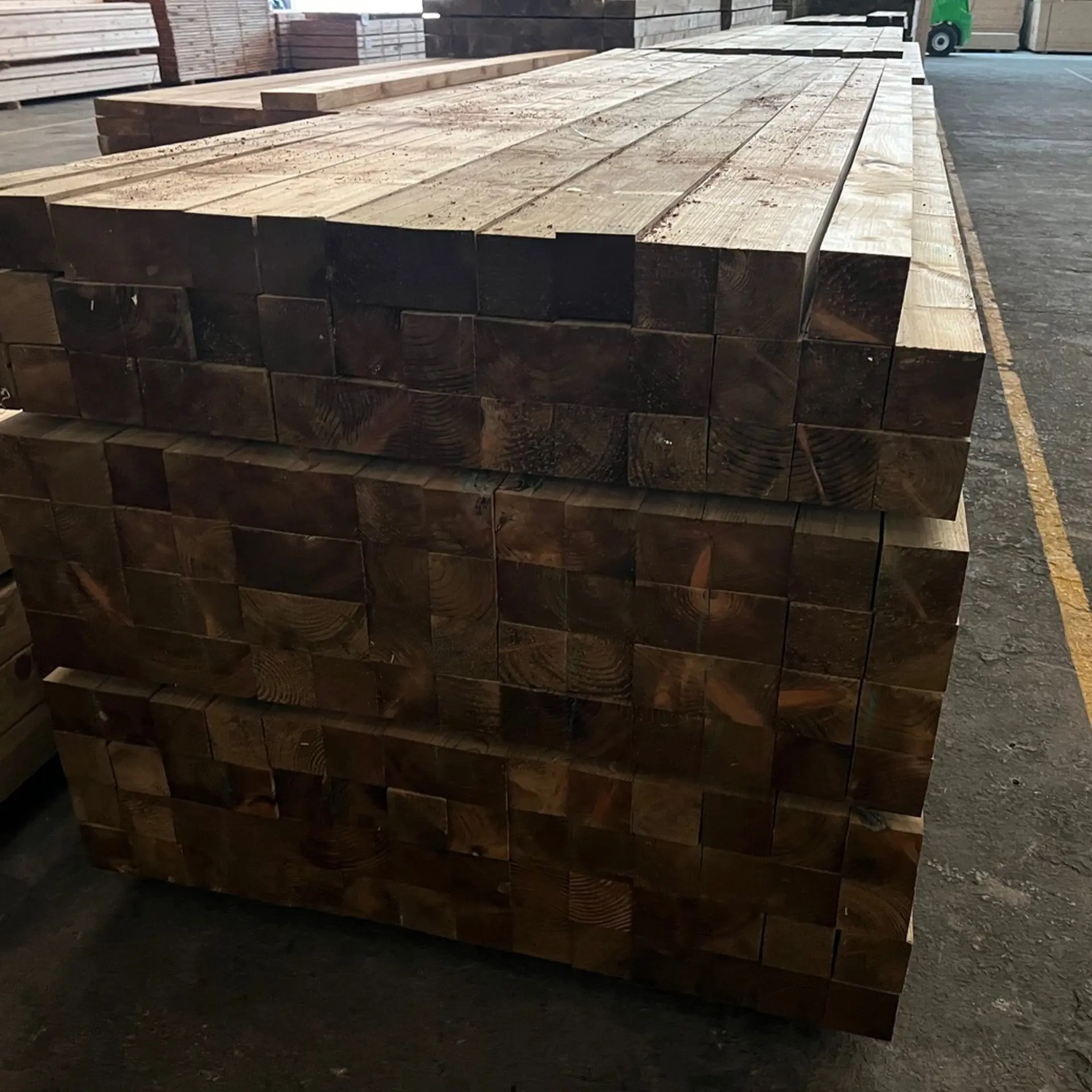 Barrotes de Abeto Aparelhado - 70 x 70 x 3000 - Tratada