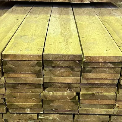 Treated pine rough boards - 22x150x3600
